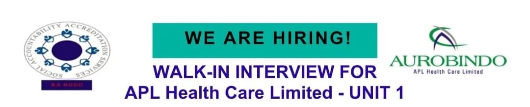 APL Health Care Limited job vacancy