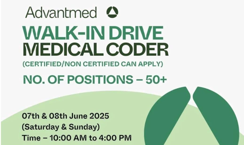 Advantmed medical coder walk-in interview