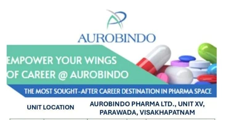 Aurobindo Pharma Job Vacancy
