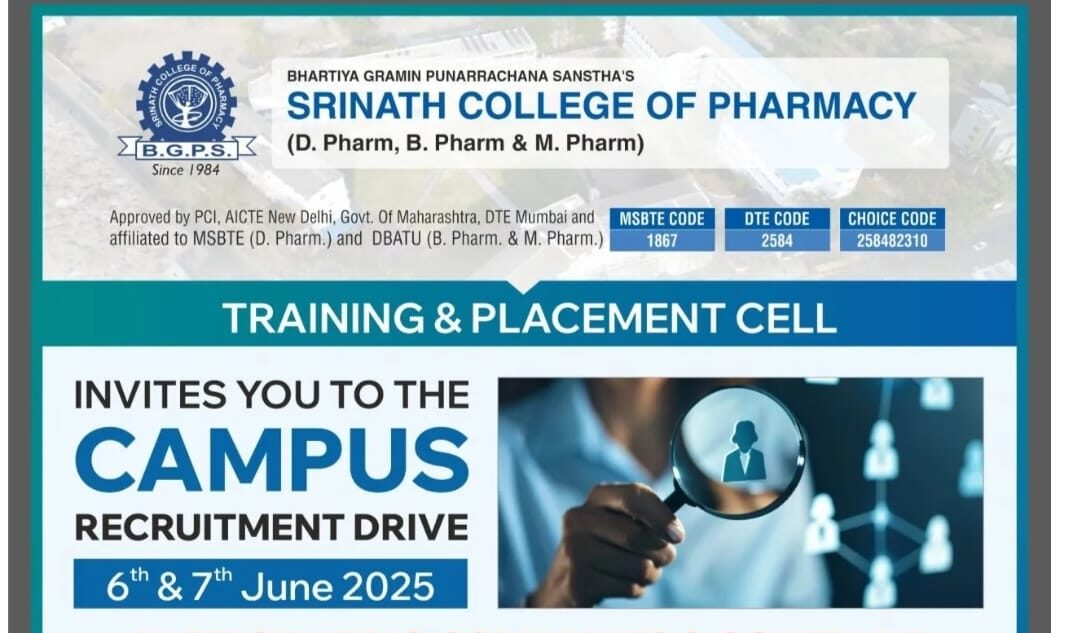Campus Recruitment Drive for Pharmacy Students