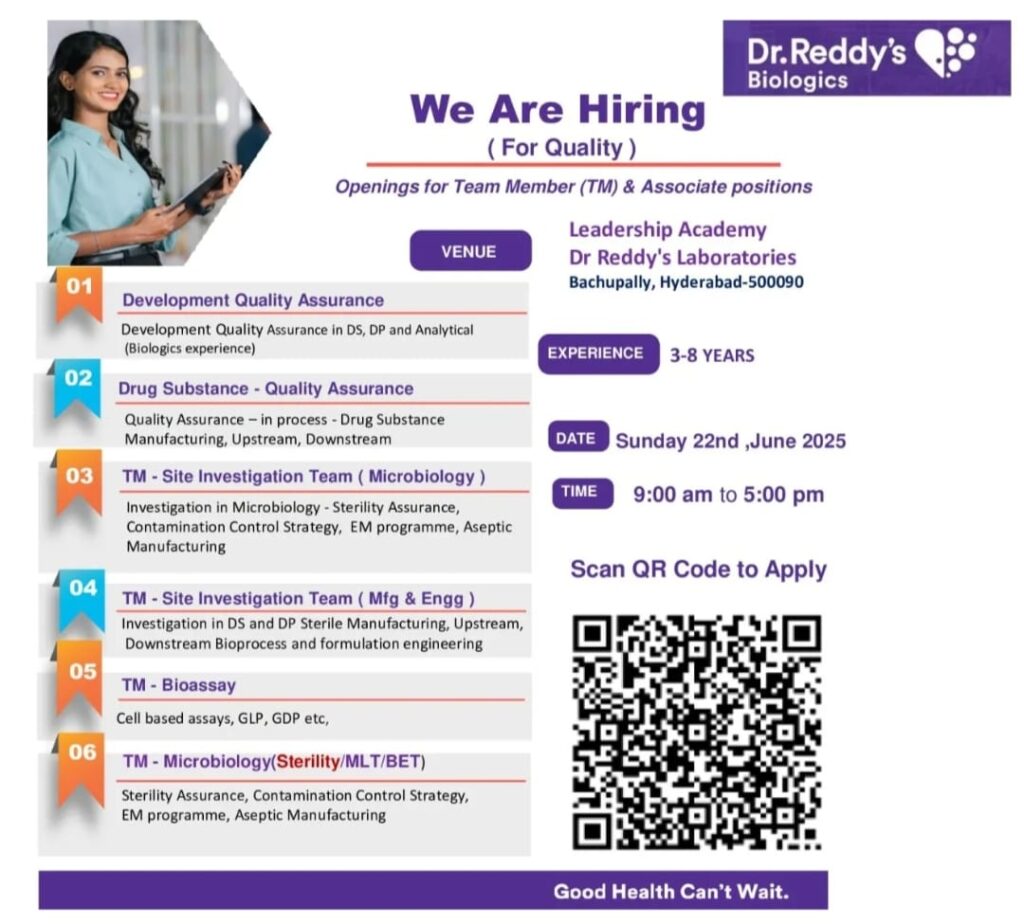 Pharma Job Vacancy 