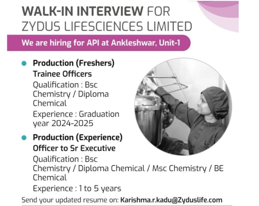 Pharma Job Vacancy
