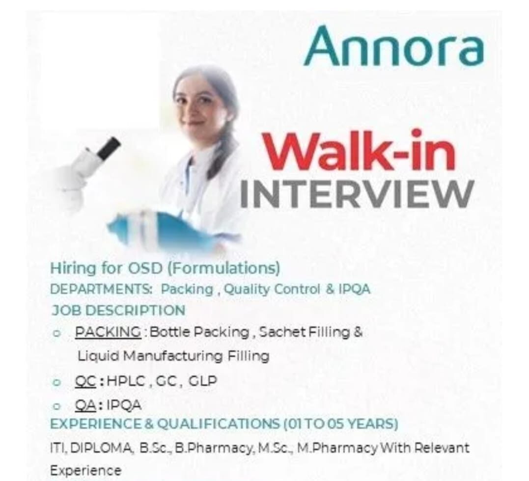 Annora Walk-In Interview 2025 Hyderabad