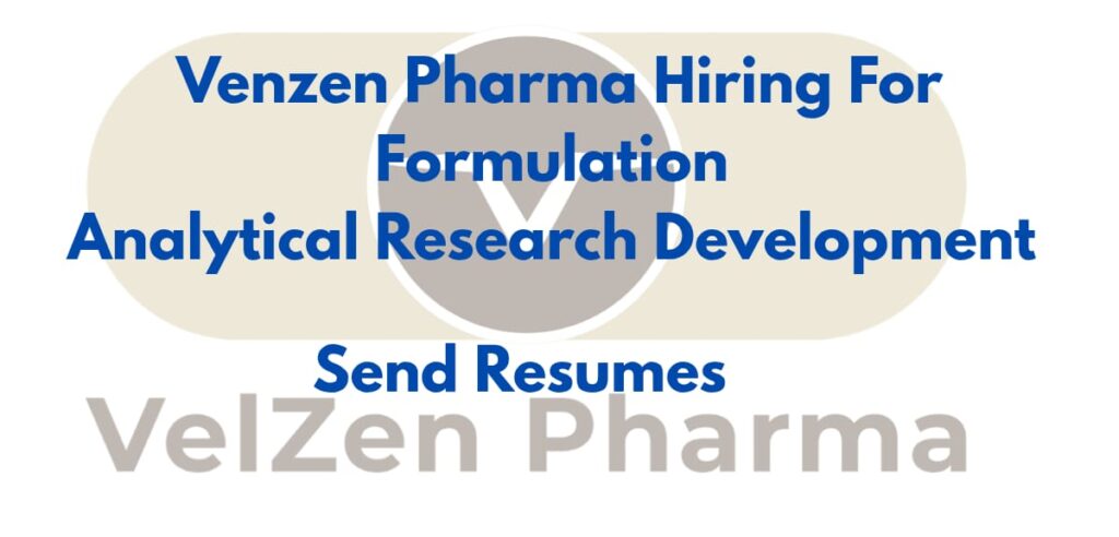 Formulation Analytical Research Development Job in Hyderabad