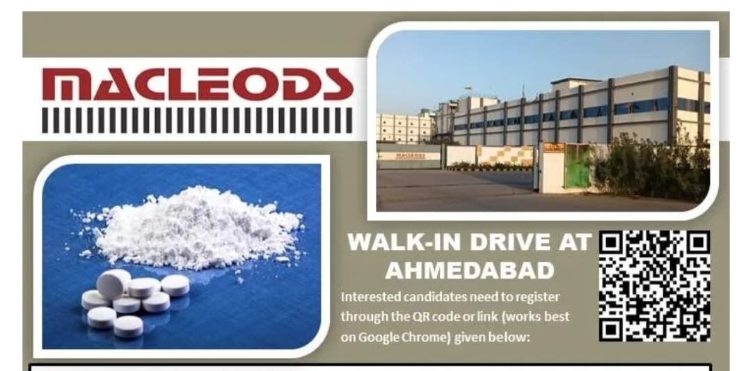 Macleods Walk-in Interview Ahmedabad 2025