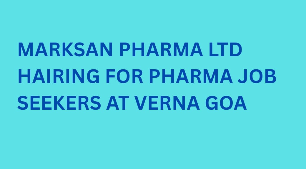 Marksans Pharma Job Opportunities