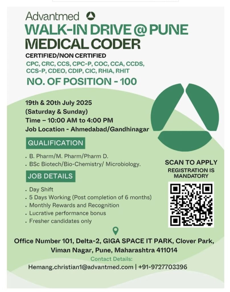 Medical Coding Fresher Jobs in Pune