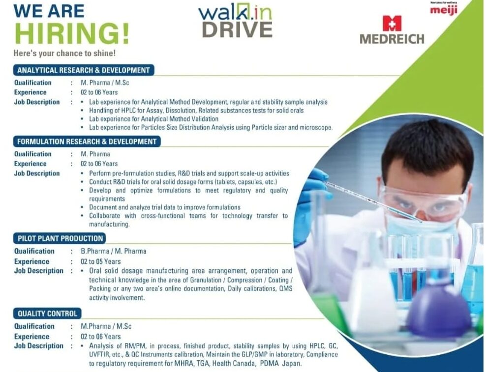 Medreich Walk-In Drive 2025