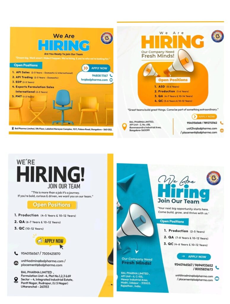 pharma jobs in India