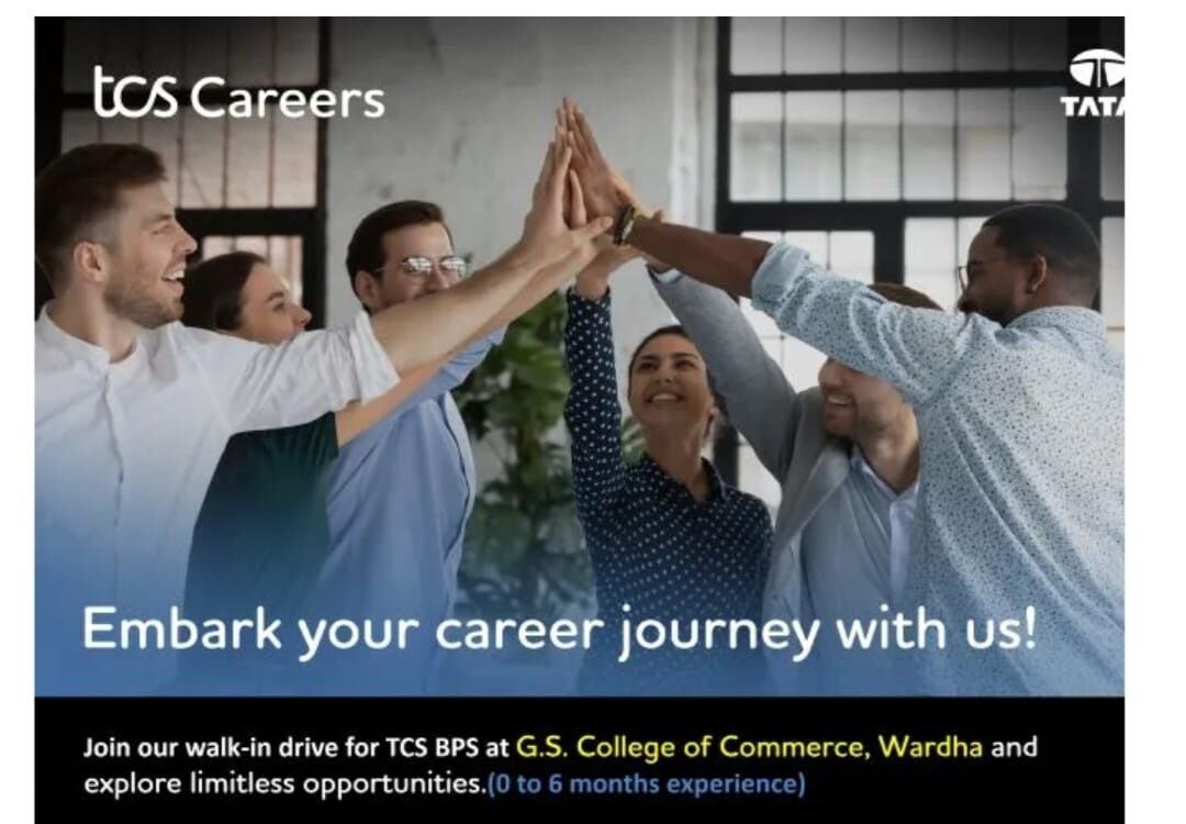 TCS BPS Walk-in Drive 2025 for Commerce Graduates
