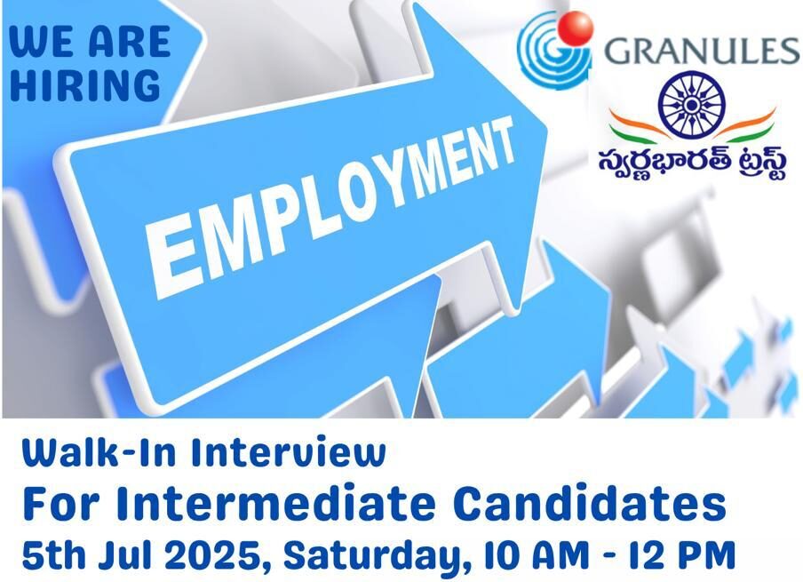 Walk-in Interview for Intermediate Candidates