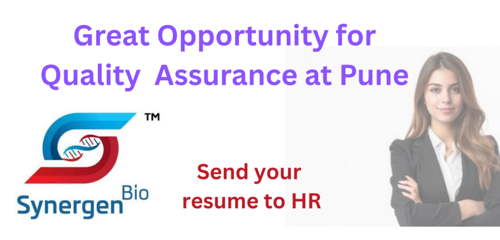 Research Associate at Synergen Bio in Pune