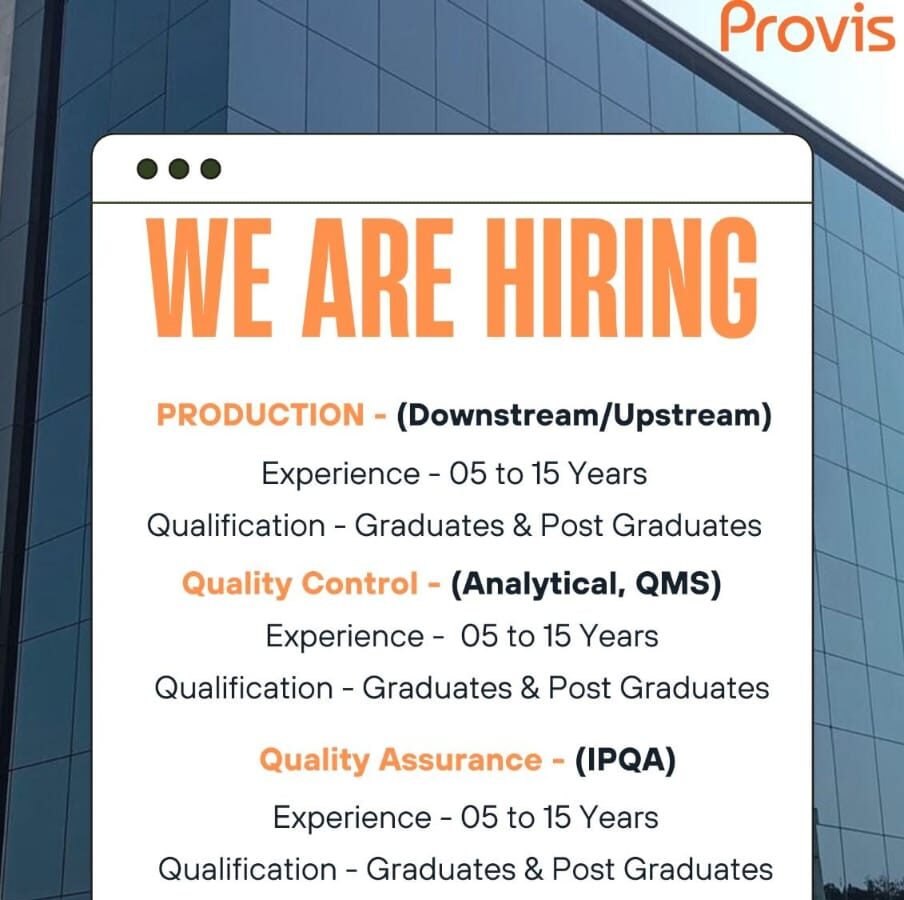 Career Opportunities at Provis