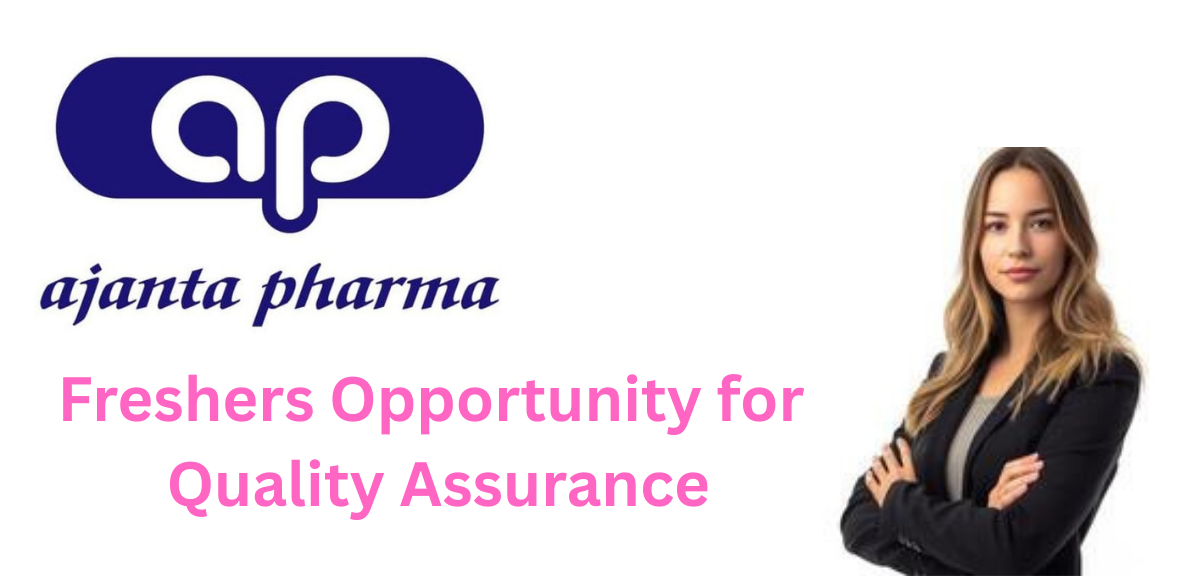 Ajanta Pharma job vacancy