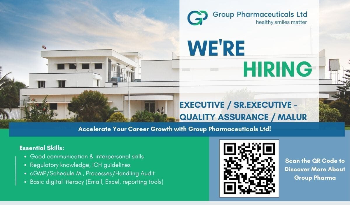 Quality Assurance Executive Jobs in Malur