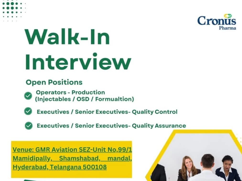 Exciting Opportunities at Cronus Pharma