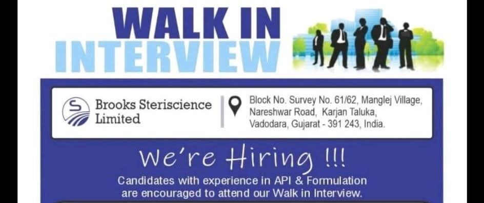 Brooks Steriscience Job Vacancies 2025