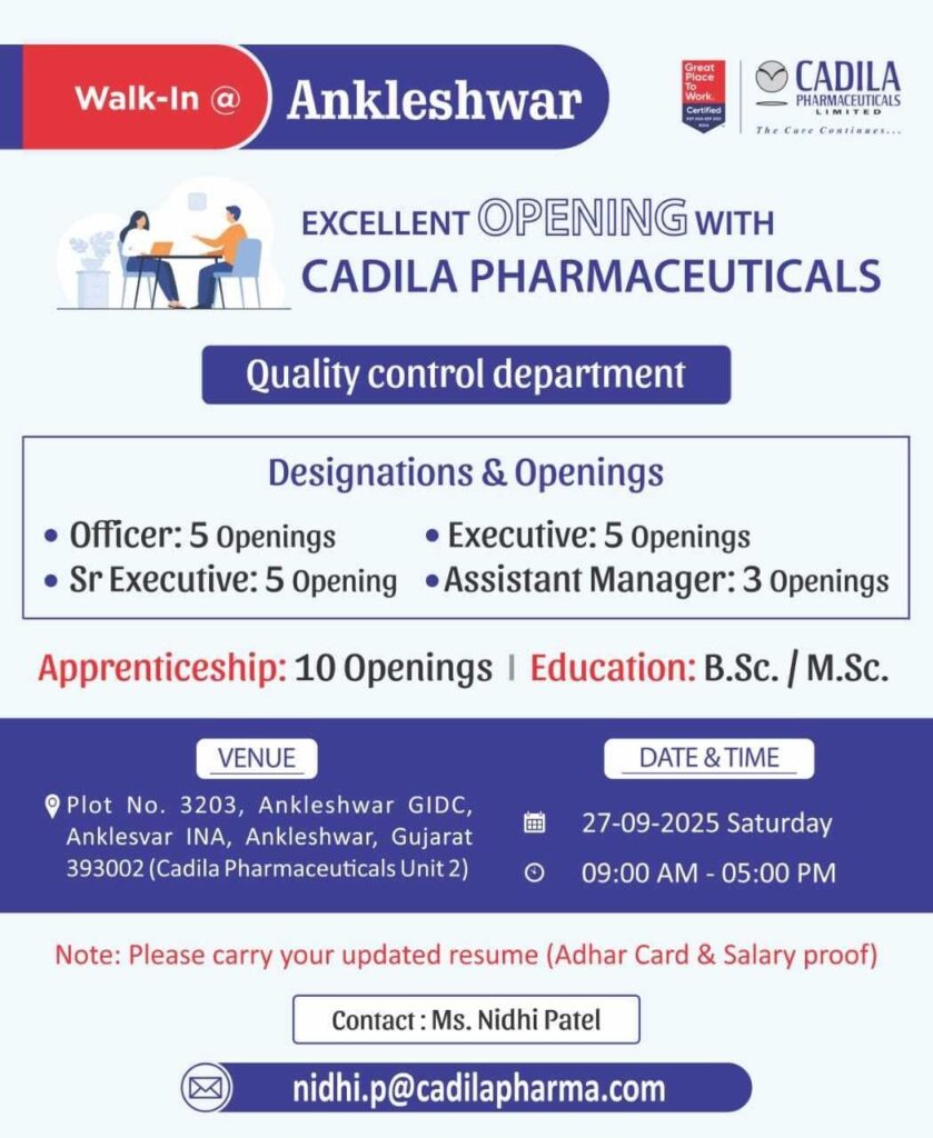 Exciting Walk-In Job Openings 2025