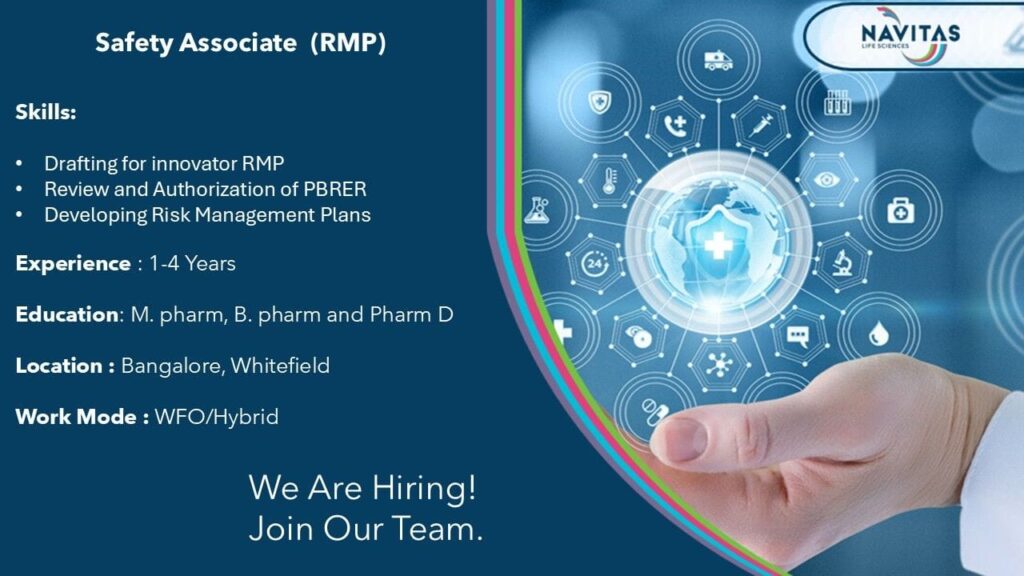 Navitas Life Sciences is Hiring a 1 Safety Associate