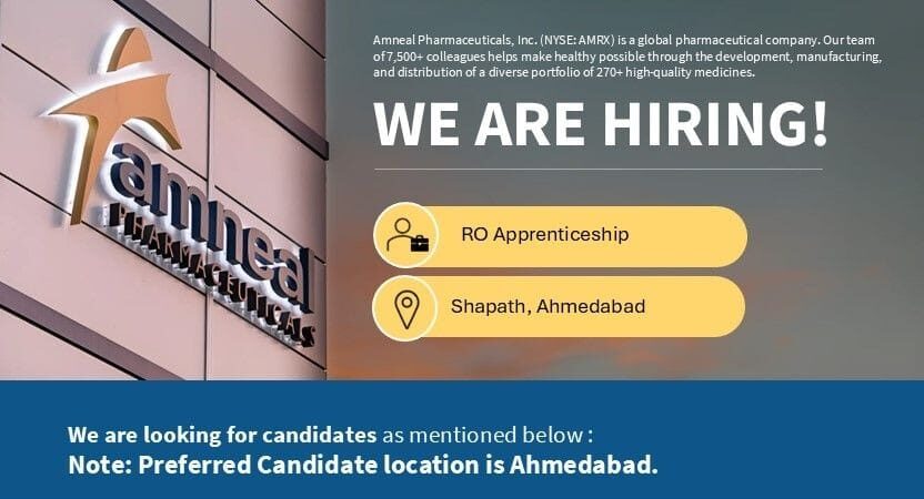 RO Apprenticeship at Amneal Pharmaceuticals in Shapath