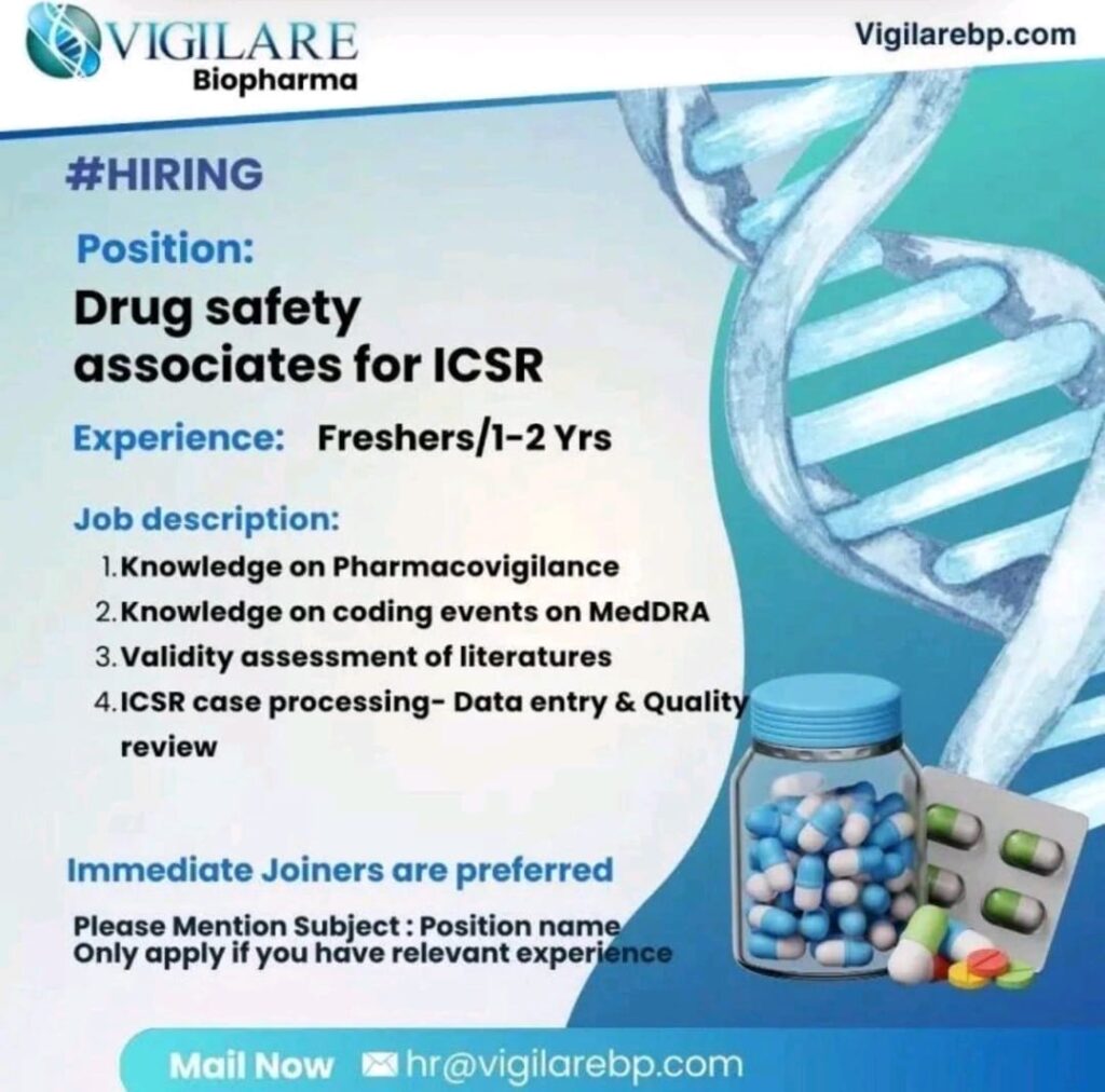 Vigilare Biopharma Job Vacancy 2025