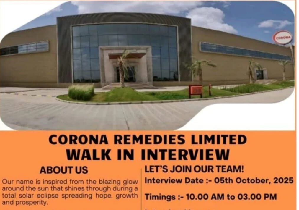 Walk-In Interview 2025