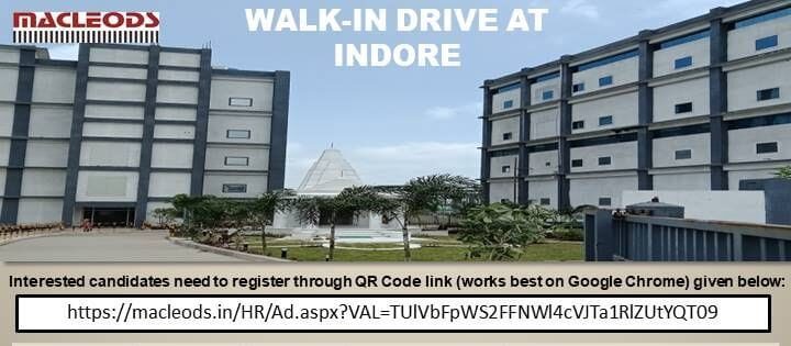 Walk-in Drive for Multiple Roles in Indore & Dahej