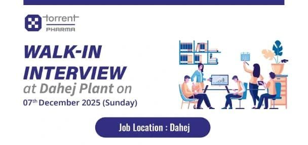 Torrent Pharma Job Vacancy 2025