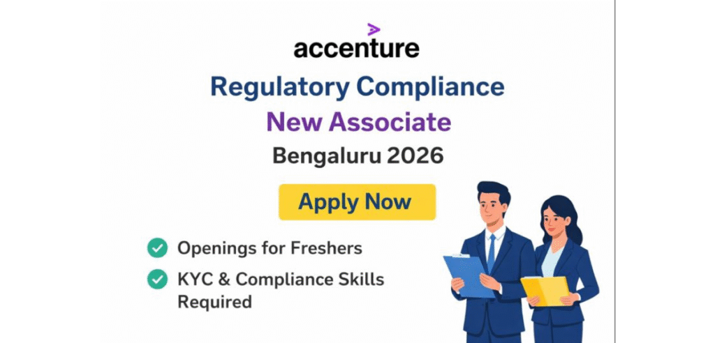 Accenture Regulatory Compliance New Associate Bengaluru