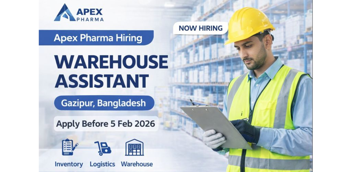 Apex Pharma Warehouse Assistant Job