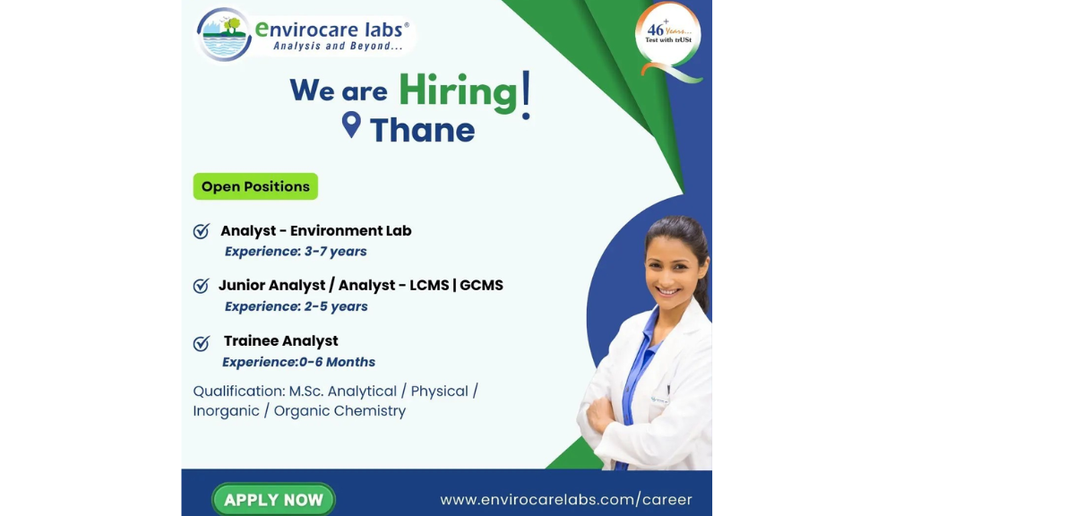Envirocare Labs Recruitment 2026