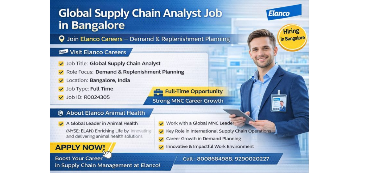 Global Supply Chain Analyst Job in Bangalore