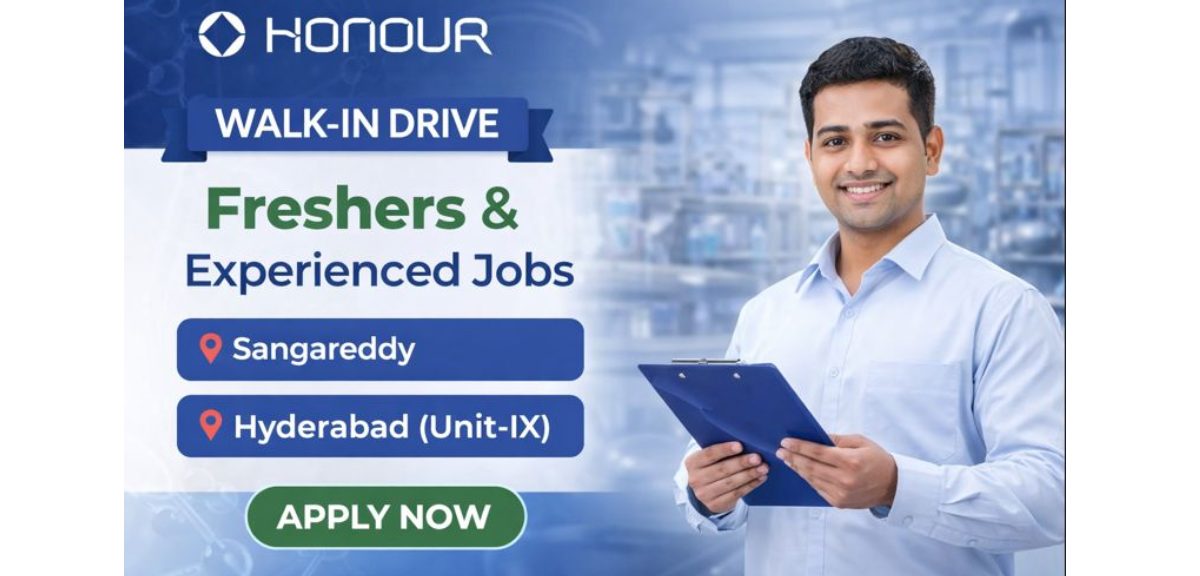 Honour Lab Walk In Drive 2026