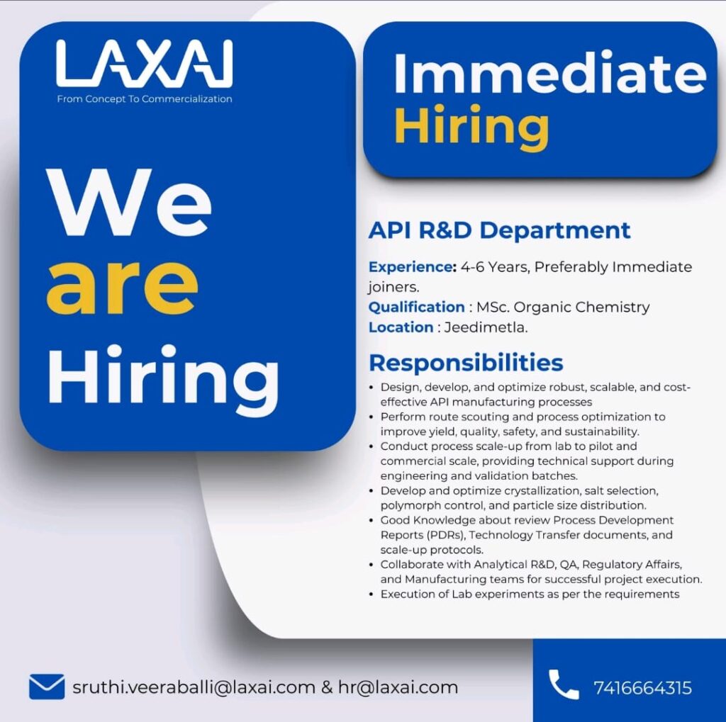 LAXAI API R&D Recruitment 2026