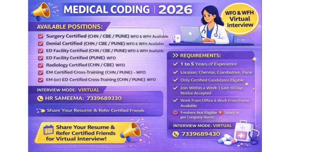Medical Coding Job Openings 2026