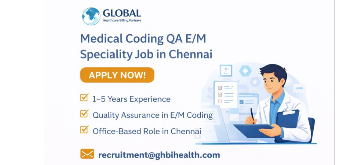 Medical Coding QA EM Speciality Job in Chennai