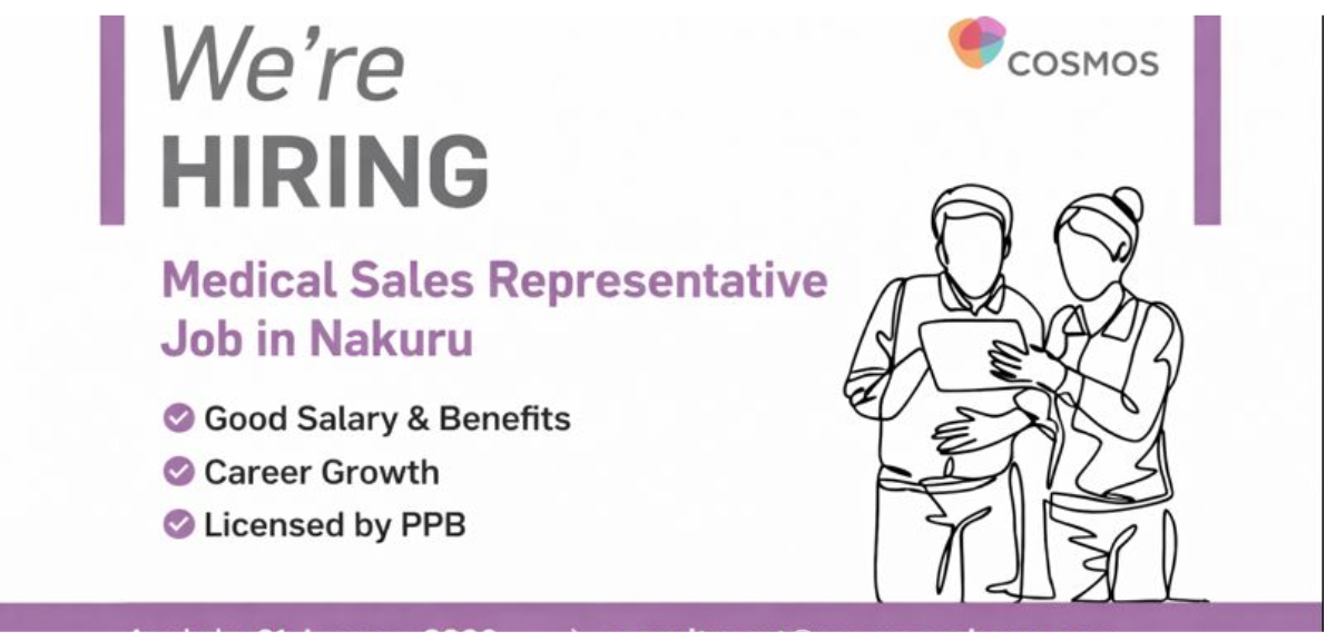 Medical Sales Representative Job in Nakuru