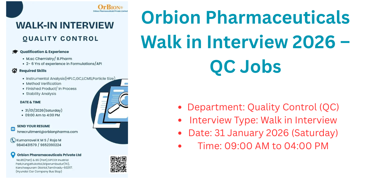 Orbion Pharmaceuticals Walk in Interview