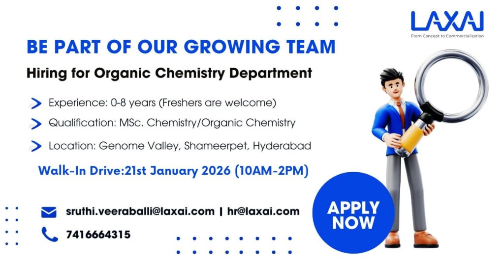 Organic Chemistry Walk In Drive 2026