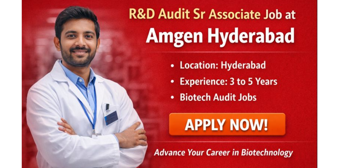 R&D Audit Sr Associate Job at Amgen