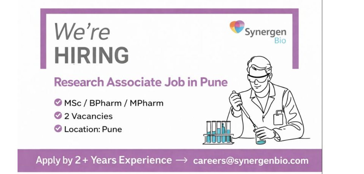 Research Associate Job in Pune
