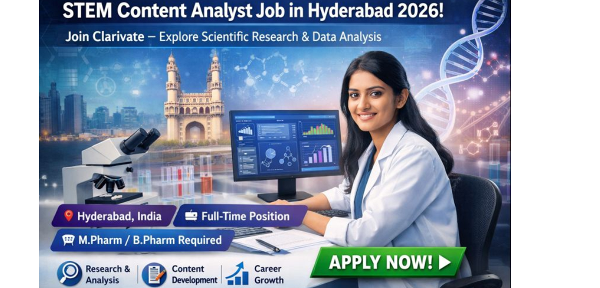 STEM Content Analyst job in Hyderabad 2026