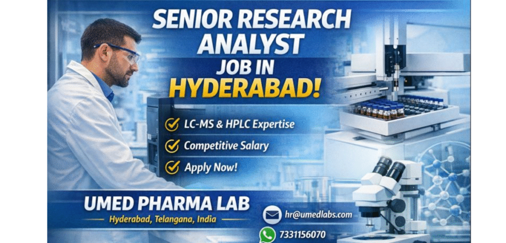 Senior Research Analyst job in Hyderabad