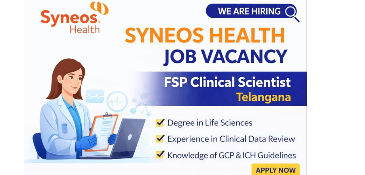 Syneos Health Job Vacancy – FSP Clinical Scientist 2026