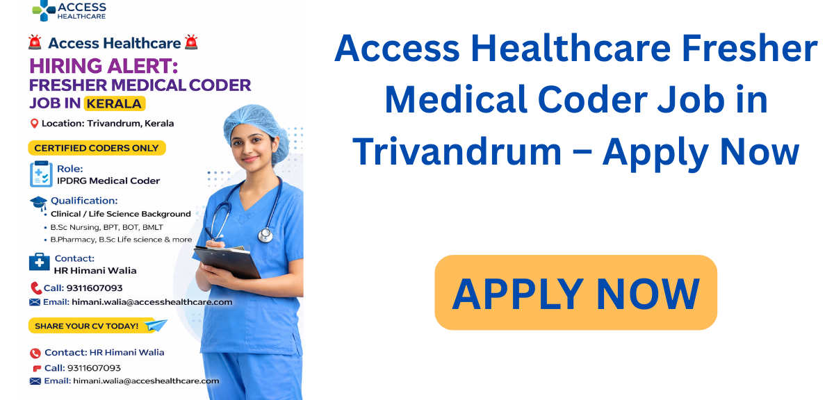 Access Healthcare Fresher Medical Coder Job