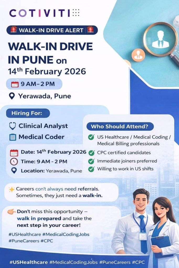 COTIVITI Walk-in Drive Pune 2026