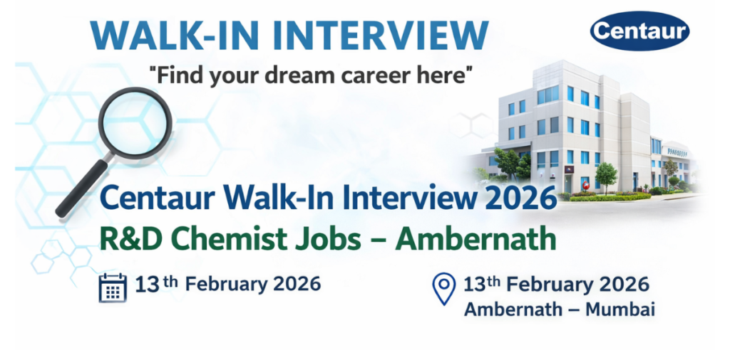 Centaur Walk-In Interview 2026