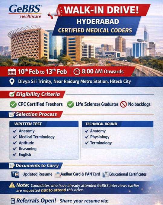 GeBBS Walk-In Drive Hyderabad