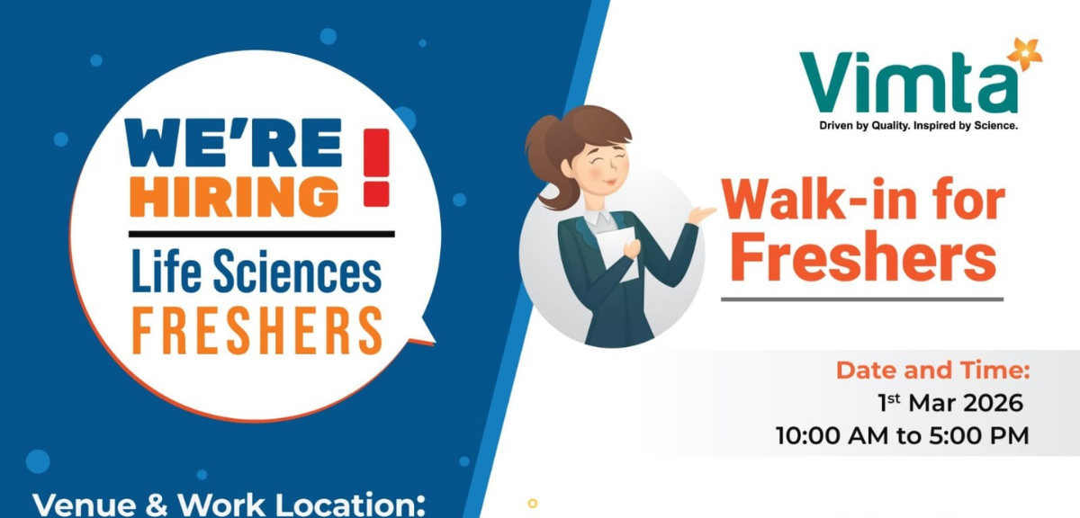 Jobs for Life Sciences Freshers in Mumbai