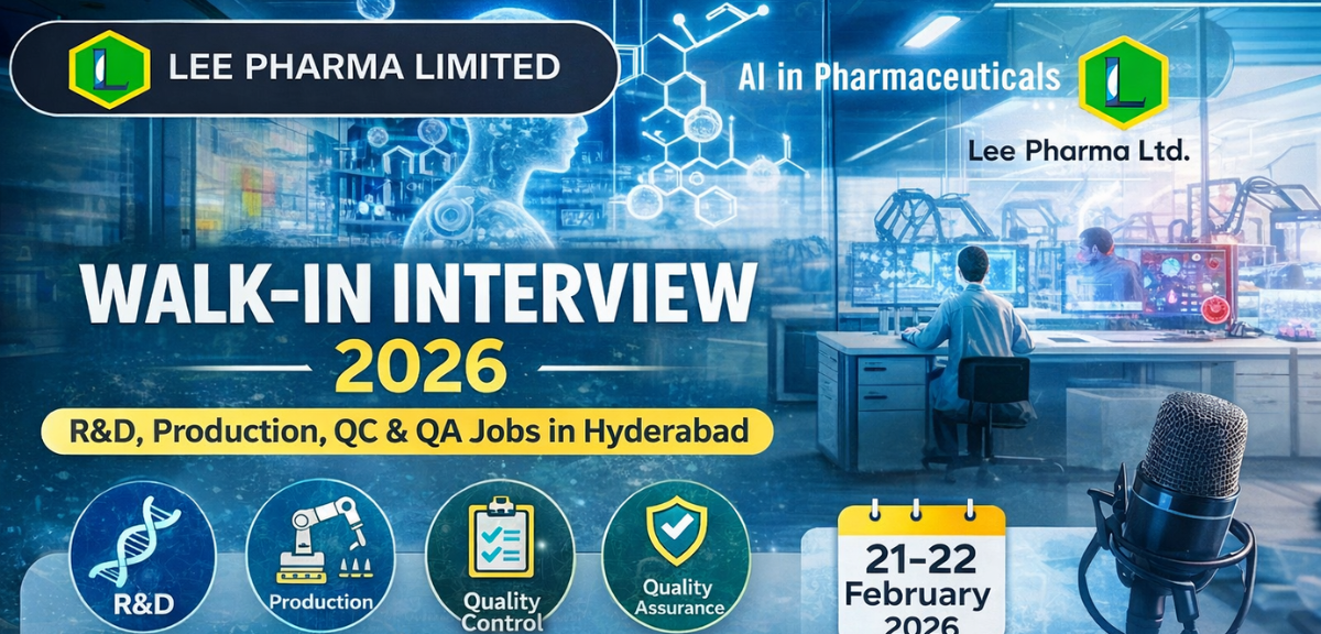 R&D Production QC & QA Jobs in Hyderabad